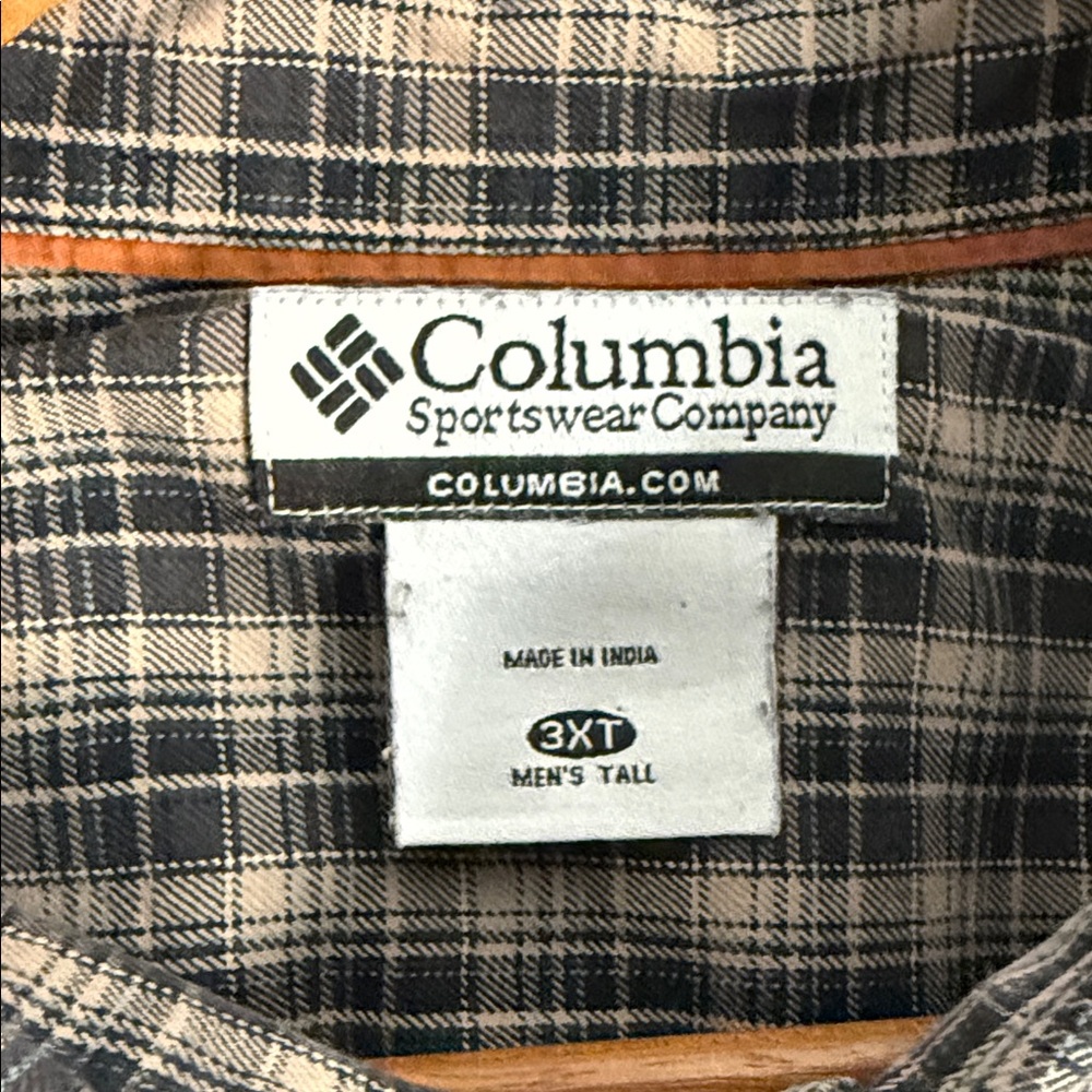 COLUMBIA‎ Men's Plaid Button-Down Long-Sleeve Shirt - Picture 3 of 9